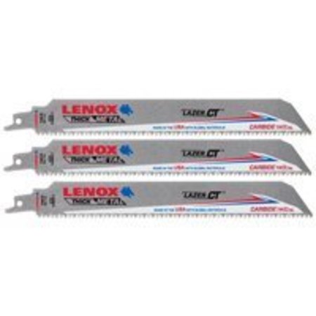 LENOX Lenox 2058829 Reciprocating Saw Blade, 8 TPI, Carbide Cutting Edge 2058829